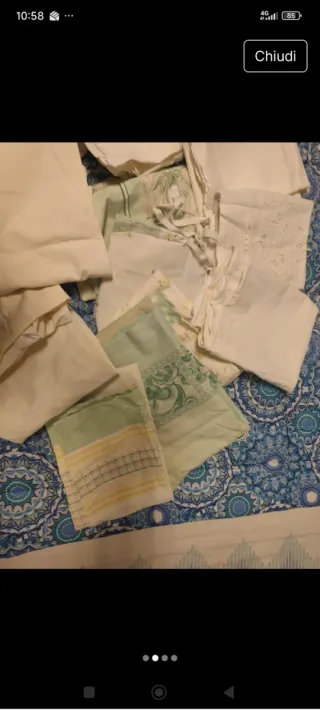 13 Federe Cuscino Letto. No rotture. Da bollire