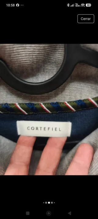 Jersey Cortefiel caballero gris