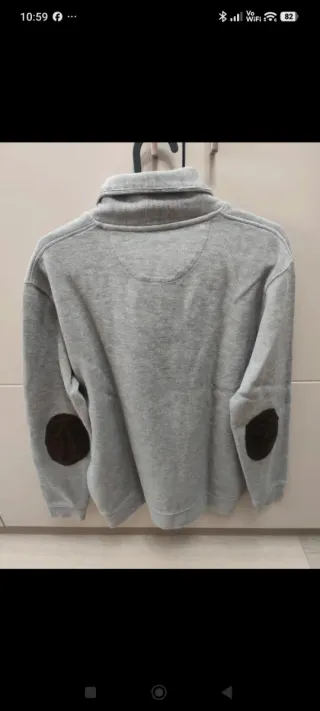 Jersey Cortefiel caballero gris