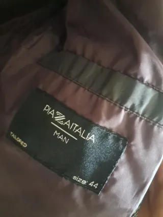 Cappottino uomo grigio fantasia 44