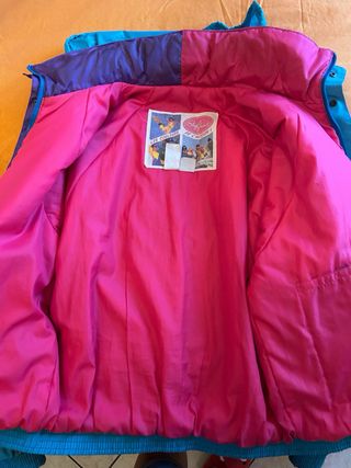 Giacca a vento Stylfrance colorata, azzurro, viola