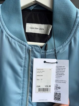 Bomber Calvin Klein Jeans bimbo blu