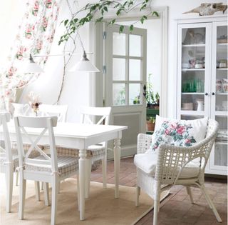 Silla Ikea Ingolf Blanca Madera