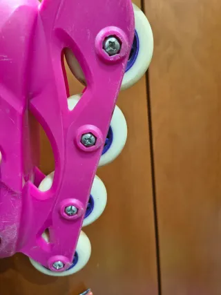 Patines infantiles rosas del Decathlon