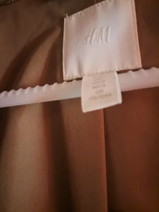 Americana H&M Mujer Beige/Marrón