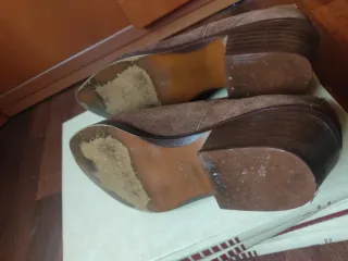 Botines de piel marrones