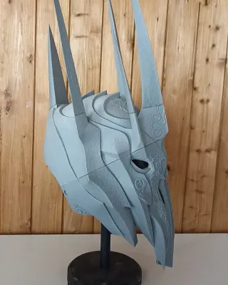 Casco de Sauron LOTR Kit Monta y Pinta