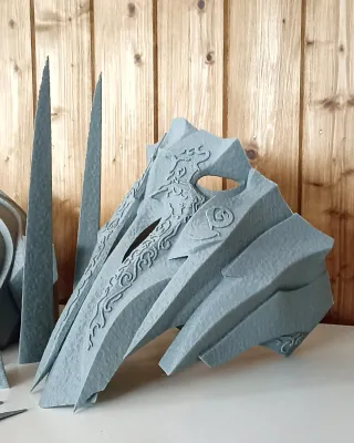 Casco de Sauron LOTR Kit Monta y Pinta