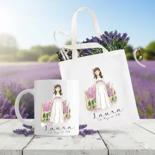 Taza y Tote Bag Comunión Personalizada