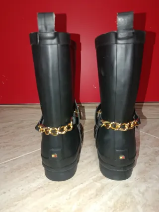 Botas de agua Tommy Hilfiger negras