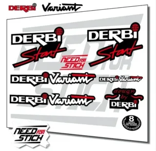 Kit Pegatinas Vinilos Derbi Variant Start
