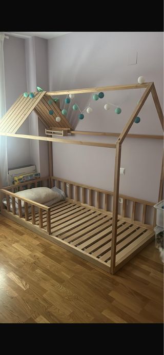 Cama Montessori Casita Madera