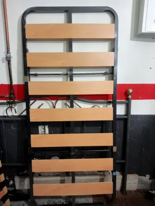 Somier laminas de madera sin patas 180*80