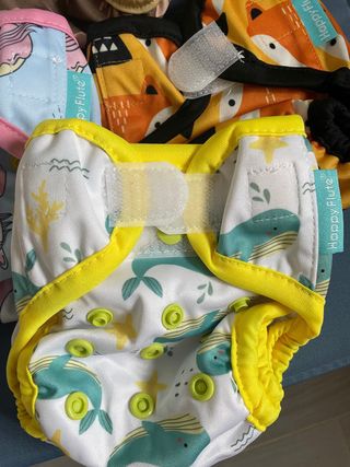 Lote pañales tela recién nacido