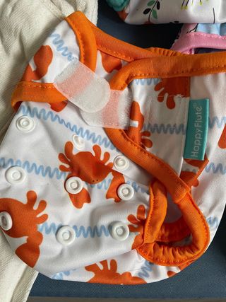 Lote pañales tela recién nacido