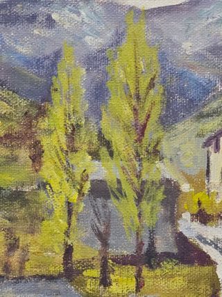 Lote 2 cuadros al óleo firmados Torregassa