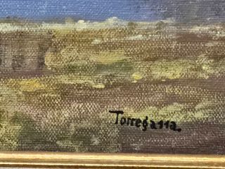 Lote 2 cuadros al óleo firmados Torregassa