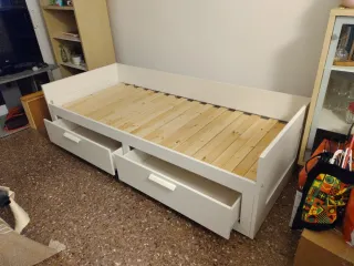 Cama Ikea Brimnes con cajones