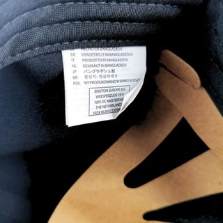 Brixton Keller Negra Ajustable Bordada