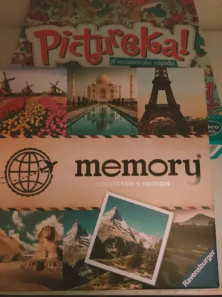 Juegos de mesa Pictureka! y Memory