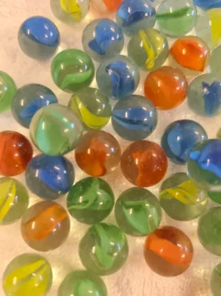 Lote 100 Canicas Vintage 70s/80s Sin Usar