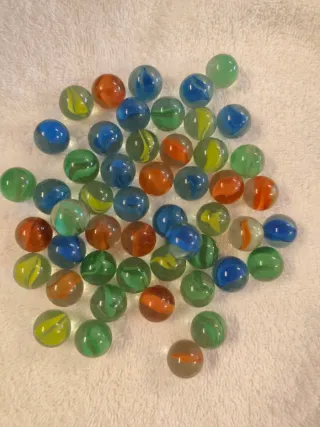 Lote 100 Canicas Vintage 70s/80s Sin Usar