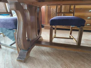 Conjunto Muebles Salón Clásico Auténtico