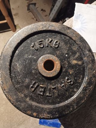 Disco de fundición 15 kg Salter