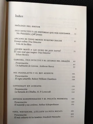 True Detective: Antología de lecturas no obliga...