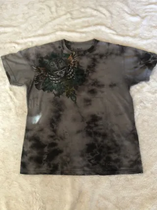 Camiseta Neometal Calavera y Alas