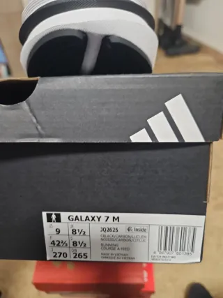 Adidas GALAXY 7 M Zapatillas Negras/Verdes Talla 4