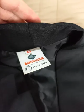 Chaleco negro hostelería talla L