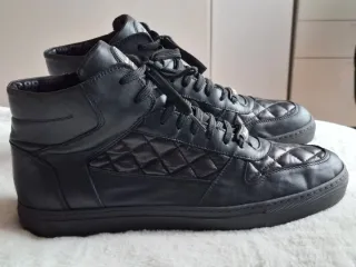 Botines Baldinini T-42 Piel acolchada. Negro