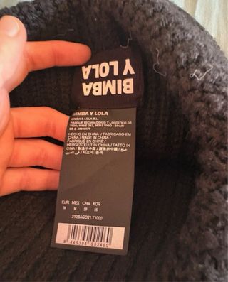 Lote gorro y guantes Bimba y Lola