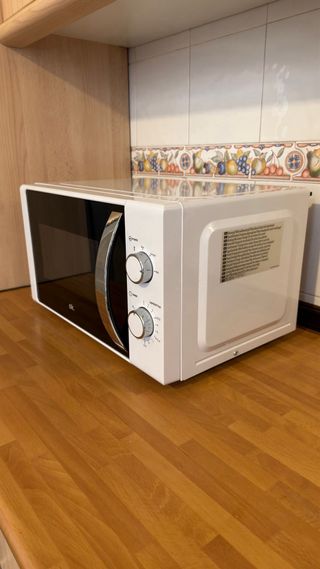 Microondas OK. Blanco
