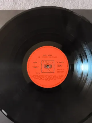 Billy Joel Piano Man Vinilo LP 1975 España