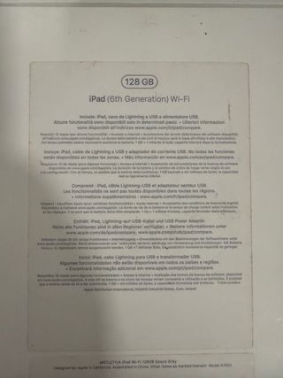 iPad 6 128GB Gris Espacial