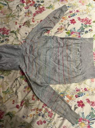 Sudadera niña rayas colores