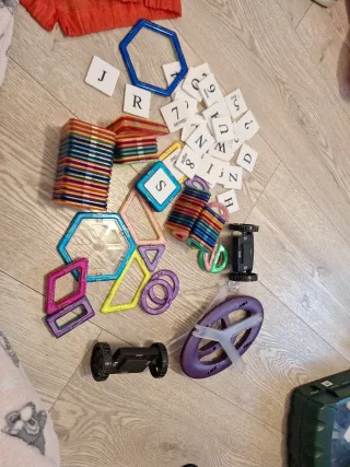 Imanes Juego Bloques Magnéticos Construcción