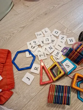 Imanes Juego Bloques Magnéticos Construcción