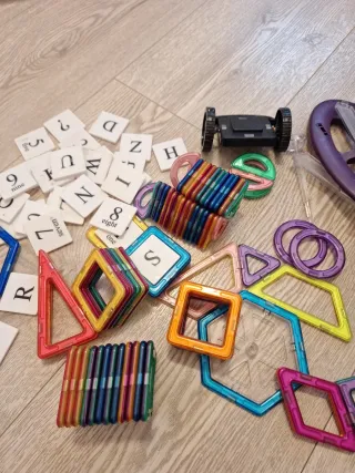 Imanes Juego Bloques Magnéticos Construcción