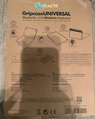 Samsung Galaxy A9 + Teclado Silver HT