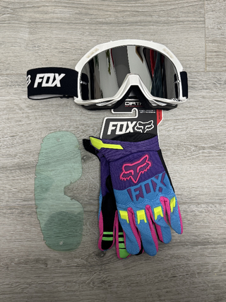 Pack FOX: Gafas + Guantes + Lente Extra 164