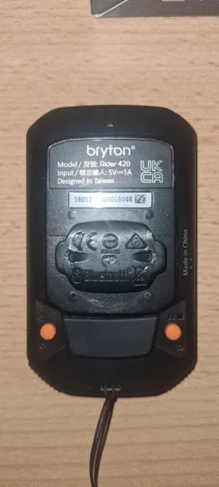 Ciclocomputer GPS Bryton Rider 420