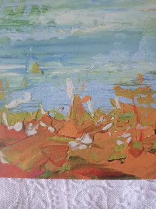 Quadro a pannelli paesaggio autunnale