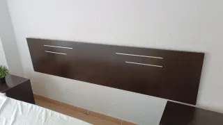 Cabecero cama matrimonio madera