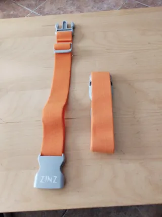 Correas de equipaje ZINZ Naranja y Gris
