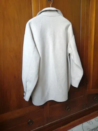 Camicia giacca panna mezza stagione taglia M