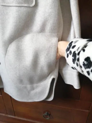 Camicia giacca panna mezza stagione taglia M