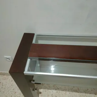 RECIBIDOR DE MADERA CON ESPEJO